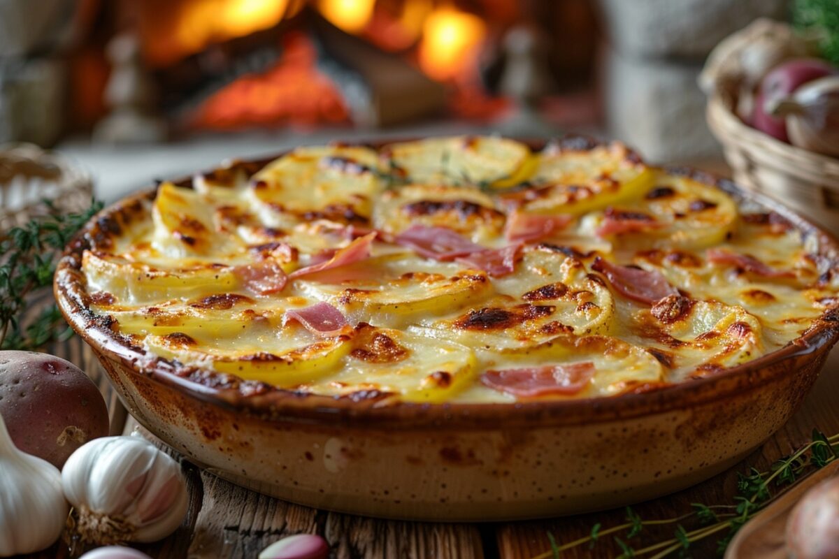 Découvrez le gratin montagnard au jambon cru : une recette réconfortante pour ravir vos papilles