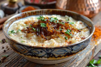 Découvrez les secrets de la purée de lentilles à la libanaise (mjaddra) : un voyage culinaire envoûtant