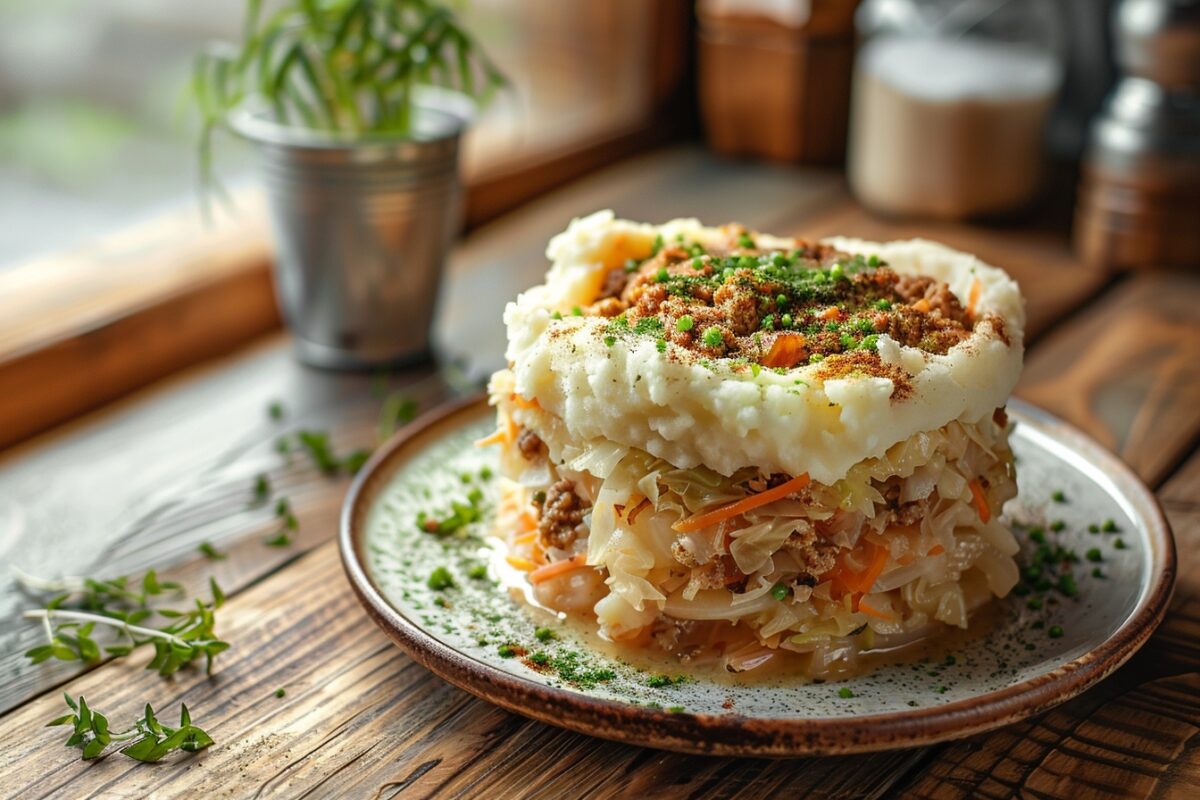 Redécouvrez le parmentier de chou, une recette traditionnelle réinventée pour ravir les papilles des amoureux de viande et de poisson