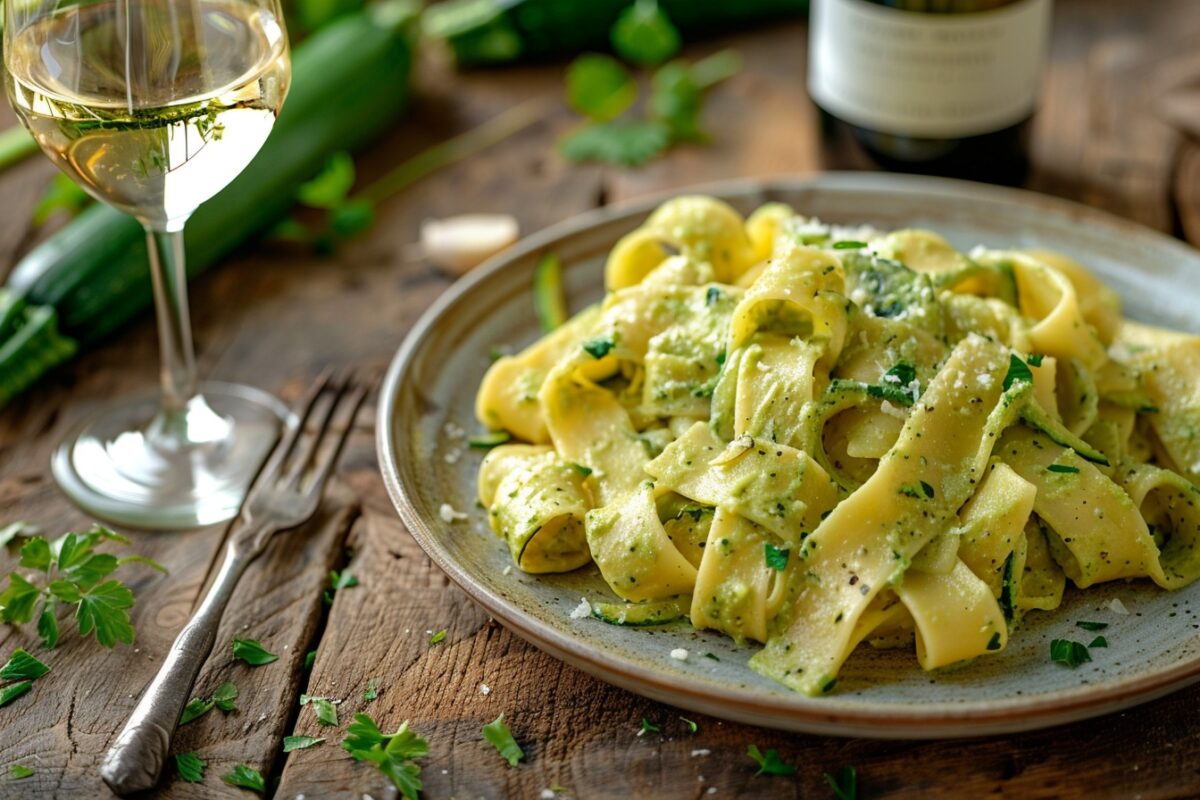 Redécouvrez les tagliatelles : une recette simple et savoureuse de tagliatelles aux courgettes qui ravira vos papilles
