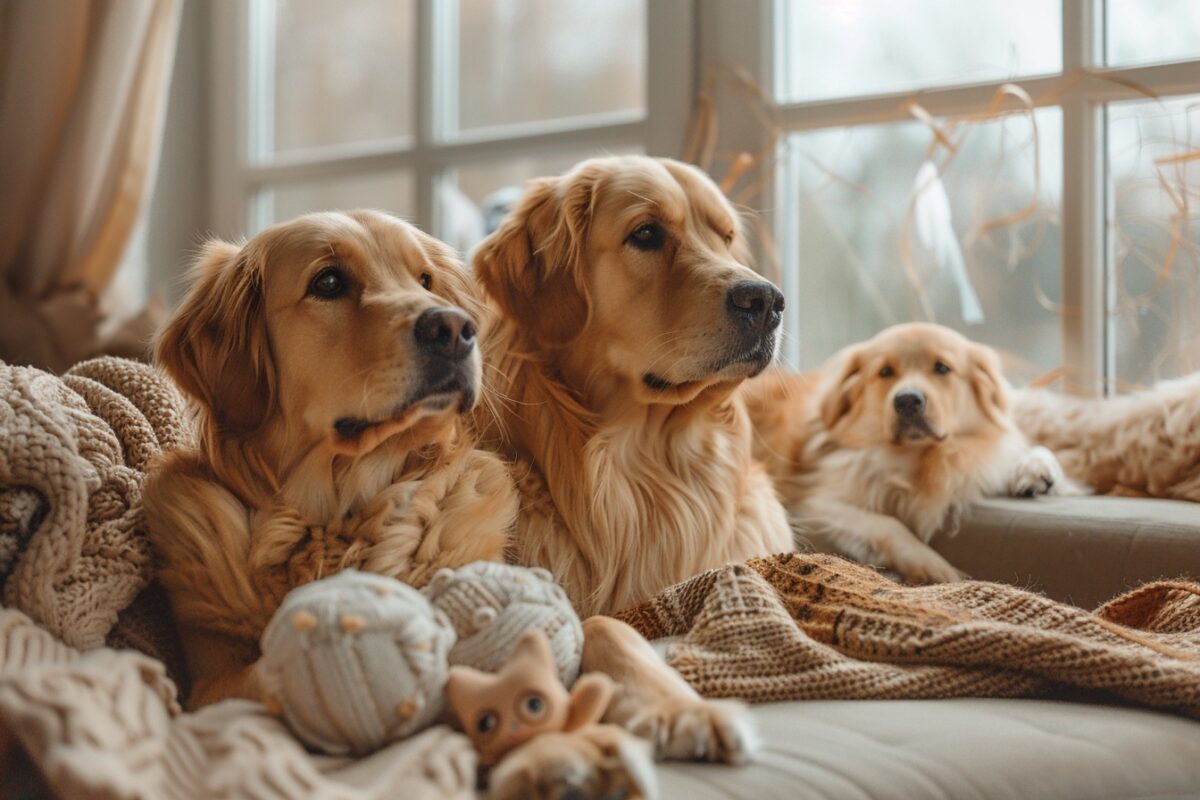 Un rituel quotidien entre un Golden Retriever et une chienne qui émeut le web