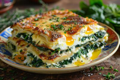 Votre prochain coup de cœur culinaire : découvrez le gratin d’œufs en robe d’épinards, une recette simple et savoureuse pour ravir vos papilles